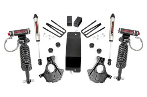 GMC Sierra 1500 Suspension Lift Kit - Front + Rear - Rough Country - Vertex/V2 - '07-'13